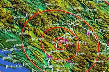 Нови земљотрес се осјетио у Требињу