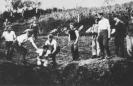 Ustaše_militia_execute_prisoners_near_the_Jasenovac_concentration_camp (4)