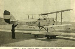 Avion Sarajevo, poklon Jadranske Straze